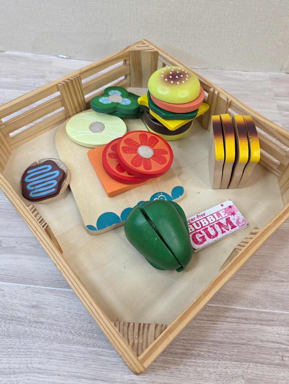 Wooden Play Food Set